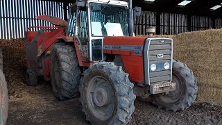 Massey Ferguson 698 hitch repair [upl. by Hamlet]