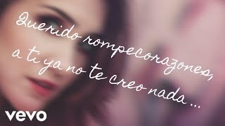 Dulce María  Rompecorazones Lyric Video [upl. by Ynahteb]