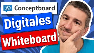 Conceptboard Tutorial  Virtuelles Whiteboard einfach erklärt [upl. by Niatirb882]