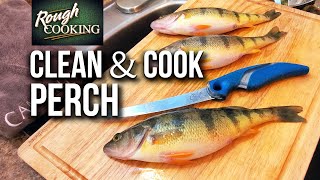 FAST MethodClean and Cook Perch  ROUGH COOKING RECIPE  CATCH CLEAN COOK [upl. by Aldis181]