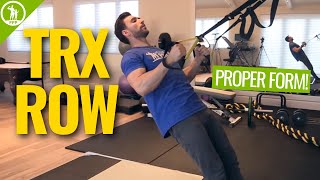 TRX Row — Suspension Training Back Exercise [upl. by Fleeman]