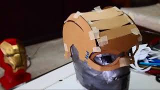 DIY Captain America Mask Part 1  Cardboard template Costume How to [upl. by Pennebaker]