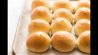 Moms Homemade Buns  SOFT and FLUFFY  The Recipe Rebel [upl. by Yauqaj]