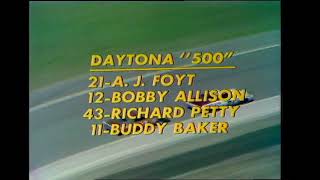 1972 Daytona 500 ABC Wide World of Sports Coverage [upl. by Avrenim]