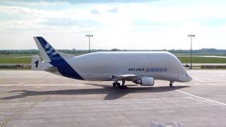 Airbus Beluga A300600 ST Takeoff Bremen [upl. by Nagaet]