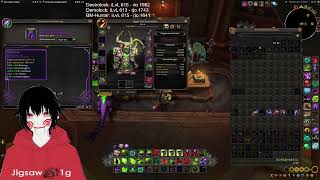 😎 Chill Music and World of Warcraft w my Warlocks amp Hunter gereng [upl. by Emelda]