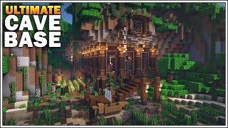 Minecraft Timelapse The Ultimate Cave Base How to Build [upl. by Nissie]