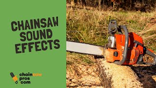 Chainsaw Sound Effects  1 Hour of Chainsaw Sounds [upl. by Ellerd]