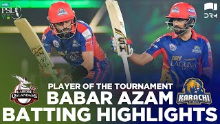 Babar Azam Batting Highlights  Lahore vs Karachi  Final Match  HBL PSL 2020  MB2E [upl. by Isteb]