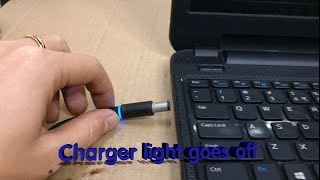 Dell Inspiron 3521  Charger light goes off when plug it into the laptop [upl. by Shalom]