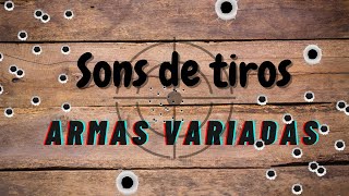 Som de Tiros de diferentes armas VARIOS CALIBRES [upl. by Hanover]