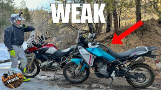 BMW R1200GS Owner Rides CFMOTO 450MT Ibex [upl. by Koehler346]