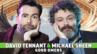 Good Omens Season 2 Interview David Tennant amp Michael Sheen [upl. by Ailey220]