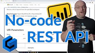 Power BI REST API nocode options [upl. by Goodden880]