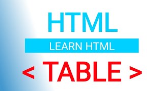 How To Create Table with ROWSPAN and COLSPAN  HTML  Table in HTML [upl. by Assiralk]