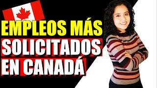 LISTA de Profesiones con más demanda en Canadá [upl. by Ahseka]