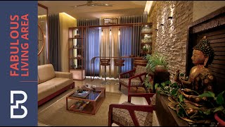 Fabulous Living Area Designs in Bangalore  Bonito Designs [upl. by Raimes]