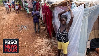 10 days after devastating Haiti earthquake many survivors finally get medical attention [upl. by Kreitman]