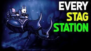 Every Stag Station in Hollow Knight  Detailed Guide [upl. by Yesnyl846]