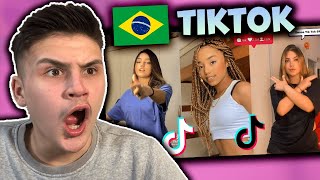 BRAZILIAN TIKTOK Is The BEST 🍑😱  Brazil Dances 🇬🇧UK Reaction [upl. by Earissed]