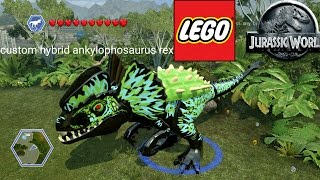 LEGO Jurassic World Ankylophosaurus Custom Hybrid [upl. by Sibelle]