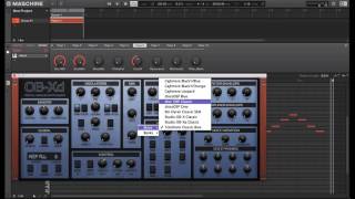 Using OBXd presets in Maschine [upl. by Ecinaej]