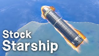 KSP Recreating the SpaceX STARSHIP amp SUPERHEAVY Stock [upl. by Titania]