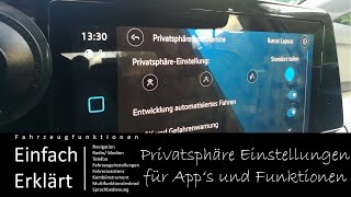 HowTo Golf8 Einstellung der Privatsphäre ändern  Flugmodus einstellen  Rechte für Apps vergeben [upl. by Foley90]