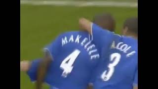 Claude Makelele  Chelsea  Goals [upl. by Einnek]