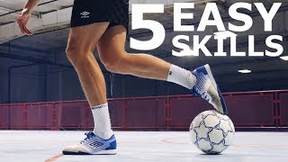 5 Easy Tight Space Dribbling Skills To Beat Defenders  Easy Dribbling Skills Tutorial [upl. by Lamoureux]