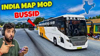 How to India Map Mod  Bus Simulator Indonesia Gameplay  Best Bus Simulator Games for Android [upl. by Prudy]