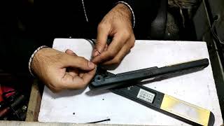 How to Repair a Hair Straighteners faulty cable [upl. by Ailak]