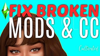 How To Find Fix And Remove Broken Mods amp Custom Content  The Sims 4 Mods Tutorial  2023 [upl. by Svoboda]