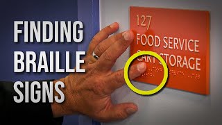 How Do Blind People Find Braille Signs [upl. by Beatrice]