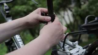 Installing an Abus lock to a bike frame [upl. by Intirb139]