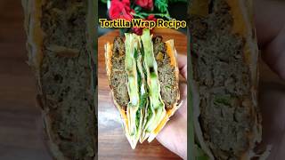 Tortilla Wrap Recipe  Trending Chapli Kebab Recipe  trending food recipe [upl. by Alyce]