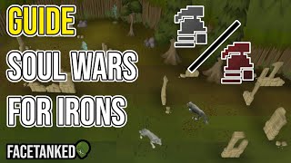 Soul Wars for Low Level Ironmen amp HCIM  OSRS Guide [upl. by Yenahs164]