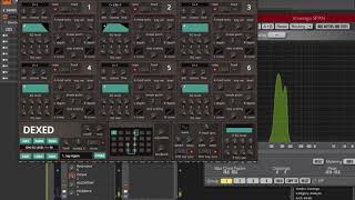 How to learn Dexed FM synthesis – DX7 PluIn Sound Design Tube Bells Improvement 日本語 [upl. by Halullat888]