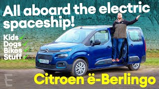 Citroen e Berlingo First Drive  New eBerlingo van review [upl. by Ecnarrat]