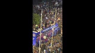 Team Indias opentop bus parade has begun  T20WorldCupOnStar [upl. by Neellok339]