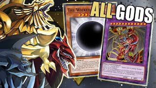 ALL 9 GODS DECK PROFILE  Wicked Gods Egyptian Gods Sacred Beasts [upl. by Helga]