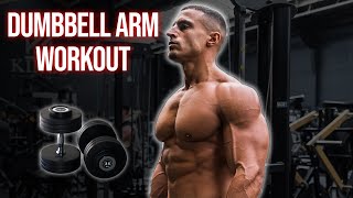 Biceps amp Triceps Routine Using ONLY Dumbbells  Home Workout [upl. by Westerfield394]