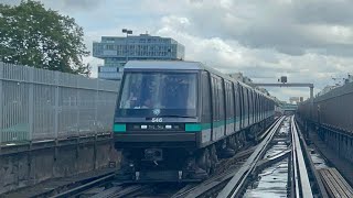 Porte Maillot  Line 1  Paris métro  RATP MP05 [upl. by Enifesoj789]