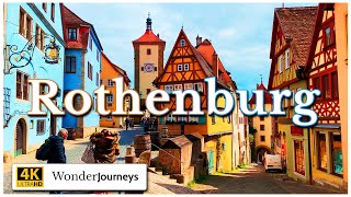 Most beautiful town of Germany Rothenburg [upl. by Lesko30]