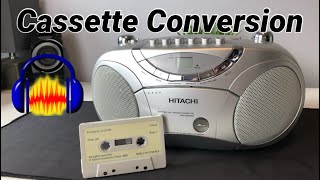 Converting Cassettes To Digital Using Audacity [upl. by Stine]