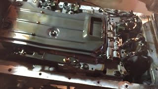 jeep transmission fluid and filter change [upl. by Nilerual455]