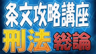 【必勝！】条文攻略講座【刑法総論】 [upl. by Edeline620]