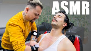 BARBER MASSAGE  Sleep Happy With Asmr Head Massage [upl. by Rice]