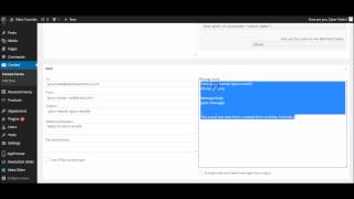 Add edit and configure Contact Form 7 in WordPress [upl. by Kerrin]