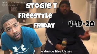 Stogie T 🇿🇦  Freestyle Friday 🔥🔥🔥 17042020 VeteranReacts [upl. by Xenia]